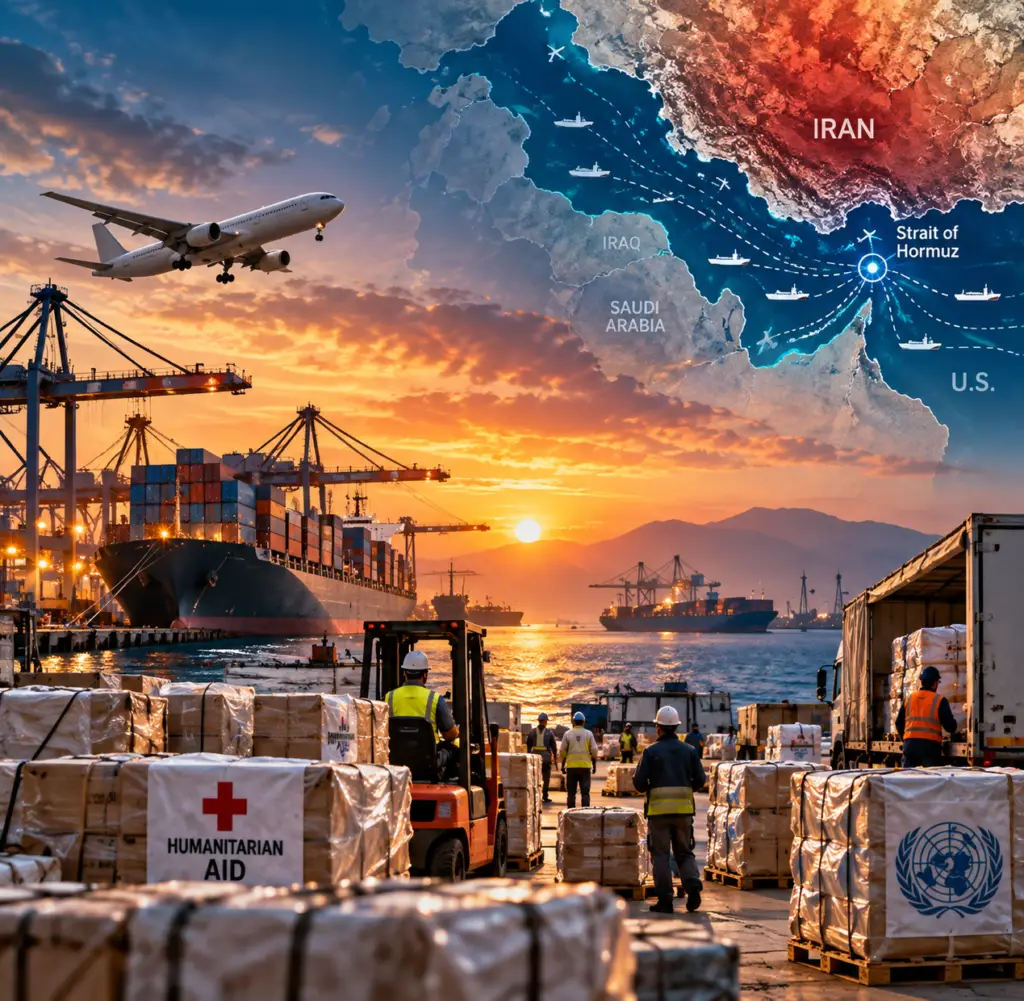 Humanitarian logistics under conflict